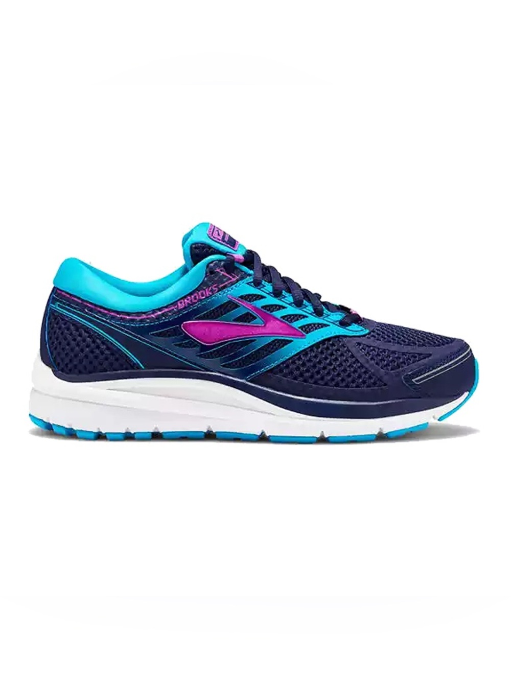 Brooks Addiction 13 Running Shoe Evening Blue/ Purple Cactus Size 8